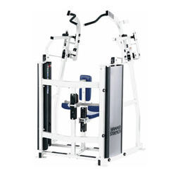 插片配重分動式前高拉背訓練器 